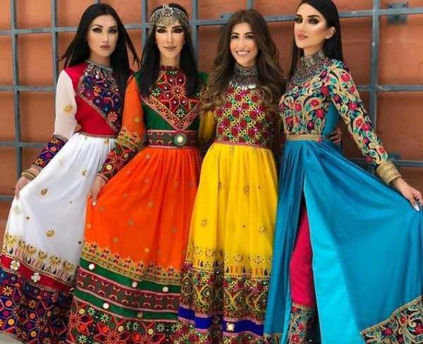 عکس بهترین لباس های مجلسی افغانی