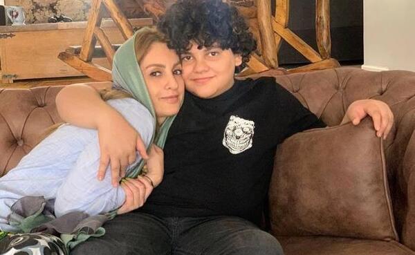 عکس پسر شقایق دهقان