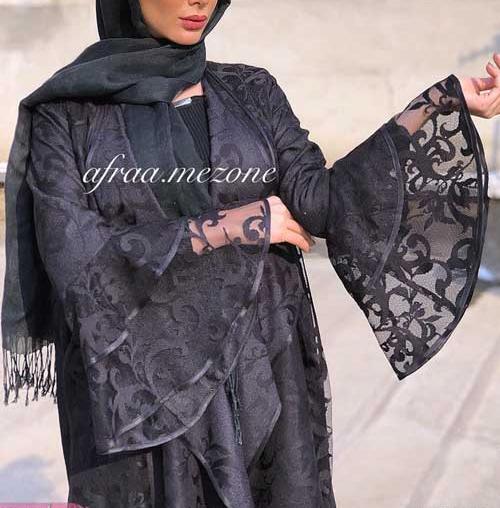 عکس مدل مانتو جدید گیپور مجلسی
