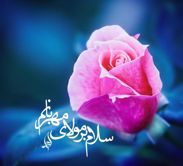 عکس نوشته گل نرگس بیا