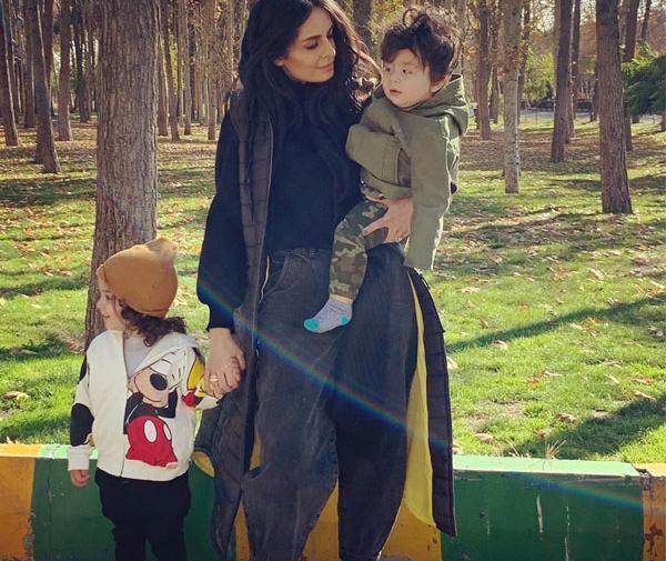 عکس زن بنیامین بهادری نسیم حشمتی