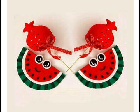 عکس ایده برای شب یلدا با فوم