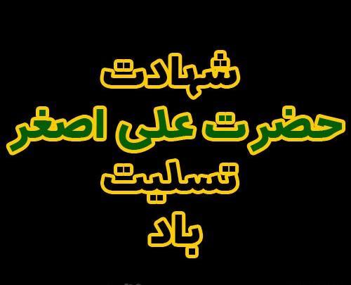 عکس نوشته باب الحوائج علی اصغر