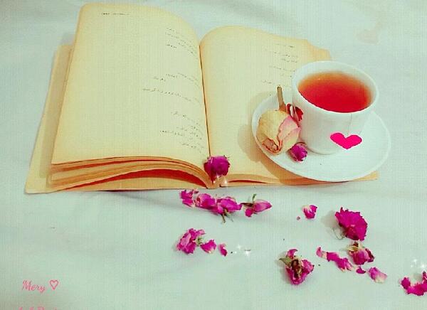 عکس چای و گل