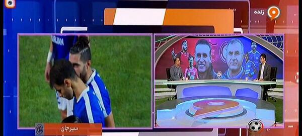 عکس بهنام برزای با لباس پرسپولیس