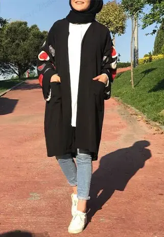 عکس مدل مانتو جدید جلو باز شیک