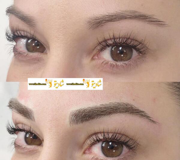 عکس تاتو ابرو قبل و بعد