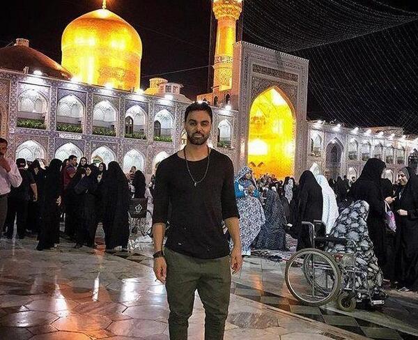 عکس دونفره حرم امام رضا
