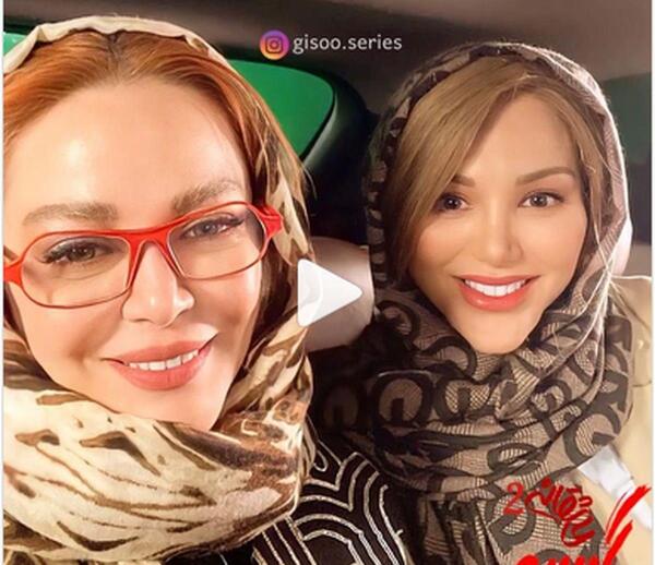 عکس حسین یاری و نوه اش