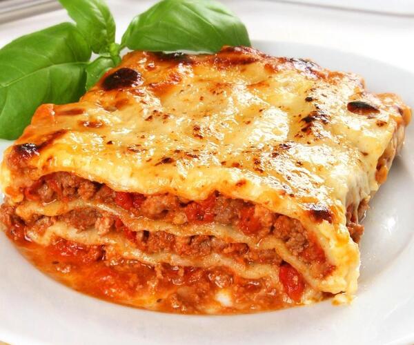 عکس غذا لازانیا