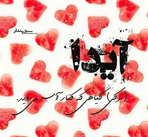 عکس نوشته ایدا جون