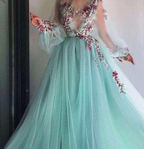 عکس لباس مجلسی زنانه پفی