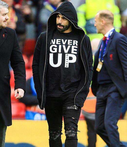عکس نوشته محمد صلاح