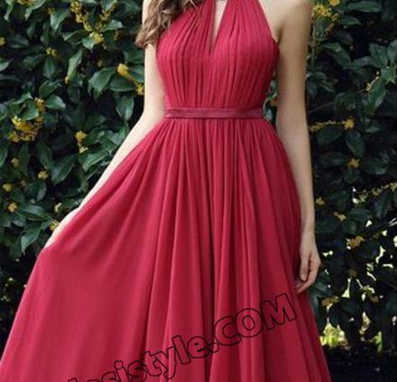 عکس لباس مجلسی دخترانه ساده بلند