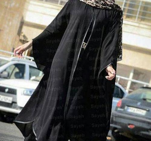 عکس مانتو خفاشی جدید دخترانه