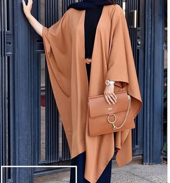 عکس مانتو خفاشی جدید دخترانه