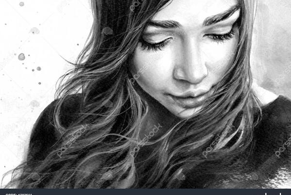 عکس لبخند سیاه و سفید