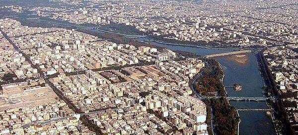 عکس هوایی از اصفهان