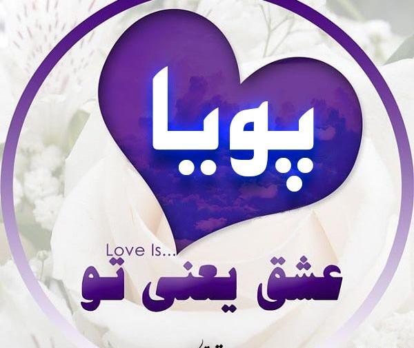 عکس نوشته عشقم پویا