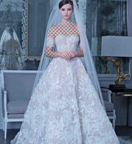 عکس لباس عروس بدون ژپون