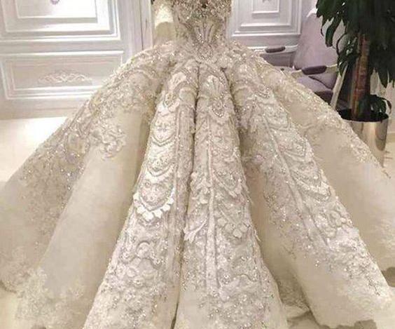 عکس لباس عروس بدون ژپون
