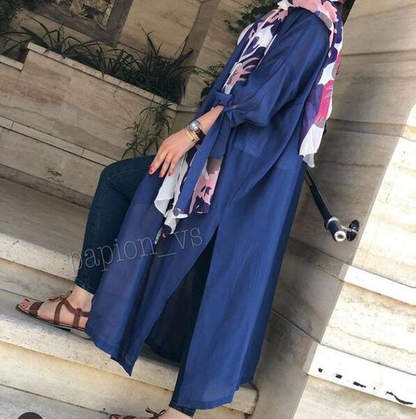 عکس مانتو بلند تابستانی
