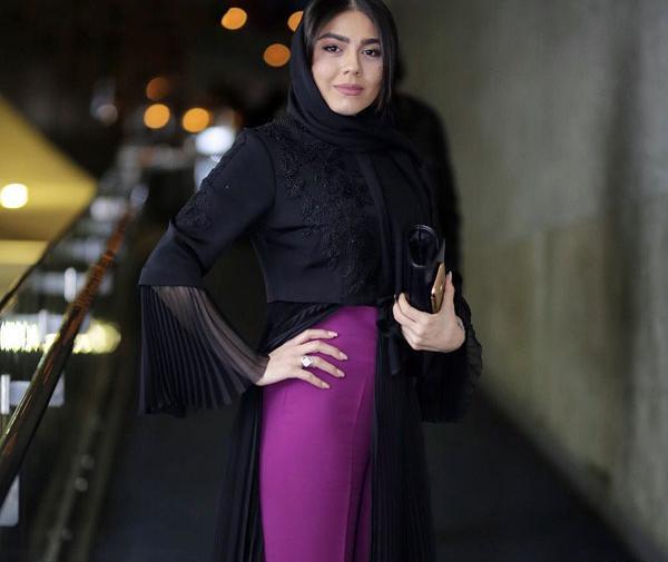 عکس آزاده زارعی و همسرش