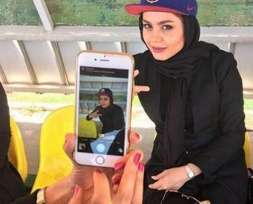 عکس آزاده زارعی و همسرش