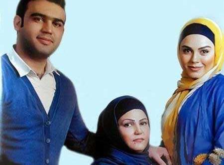 عکس آزاده زارعی و همسرش