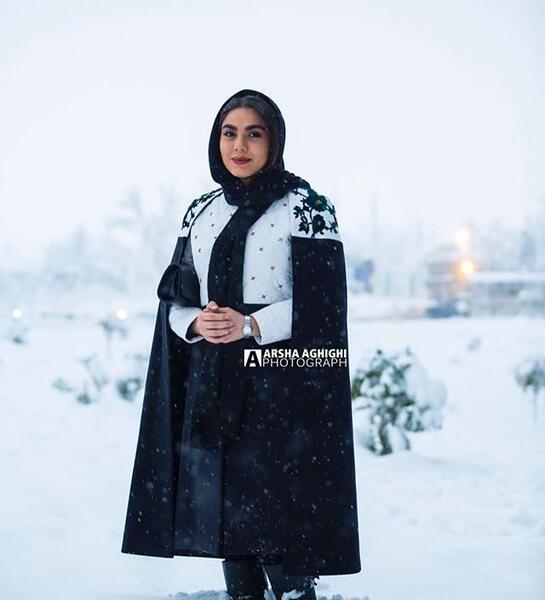 عکس آزاده زارعی و همسرش