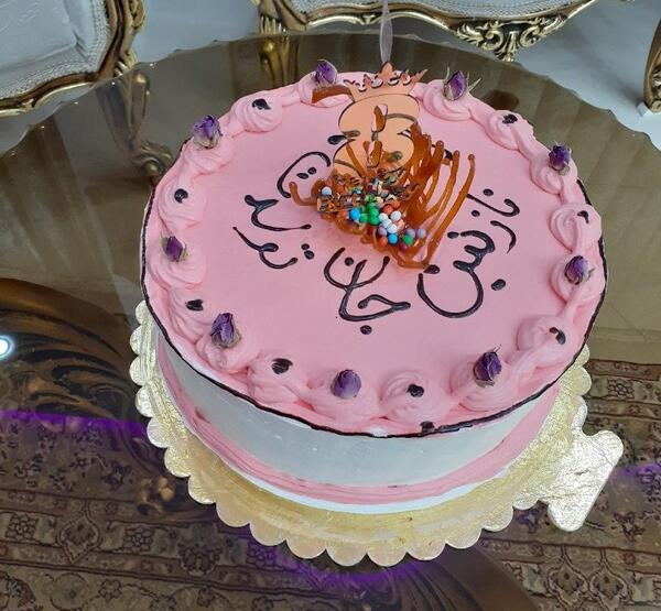 عکس کیک تولد نازنین