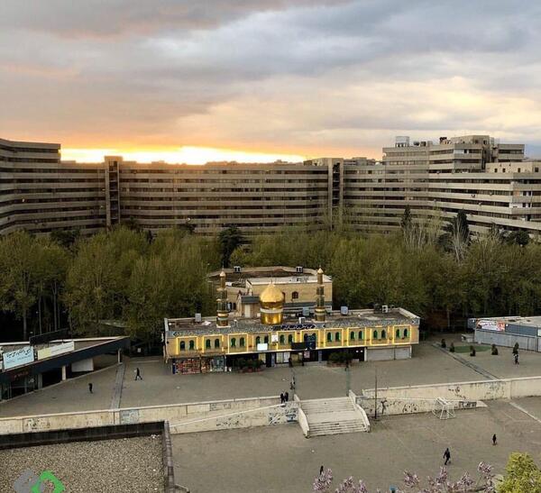 عکس هوایی شهرک اکباتان قبل از انقلاب