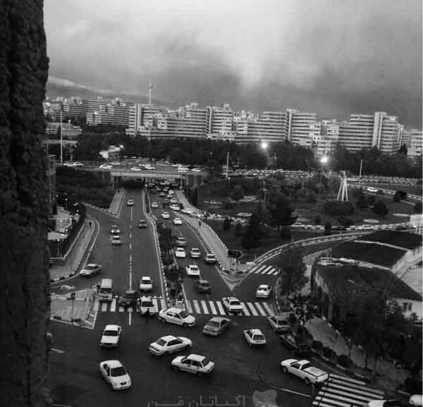 عکس هوایی شهرک اکباتان قبل از انقلاب