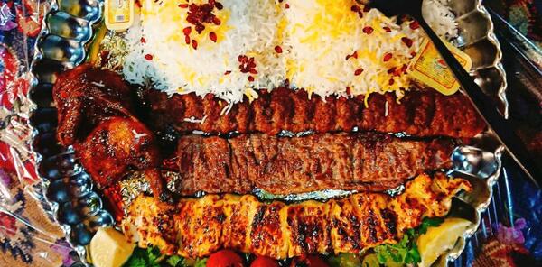 عکس چلو کباب کوبیده