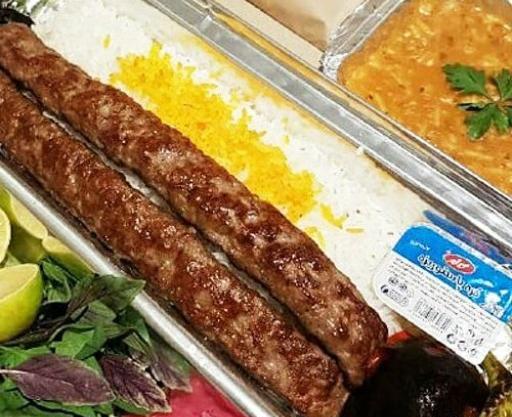 عکس چلو کباب کوبیده