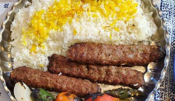 عکس چلو کباب کوبیده