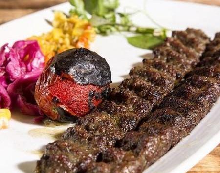 عکس چلو کباب کوبیده