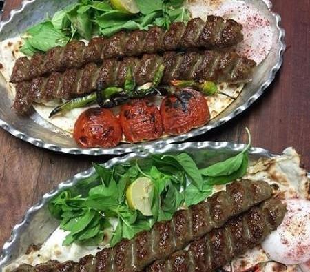 عکس چلو کباب کوبیده
