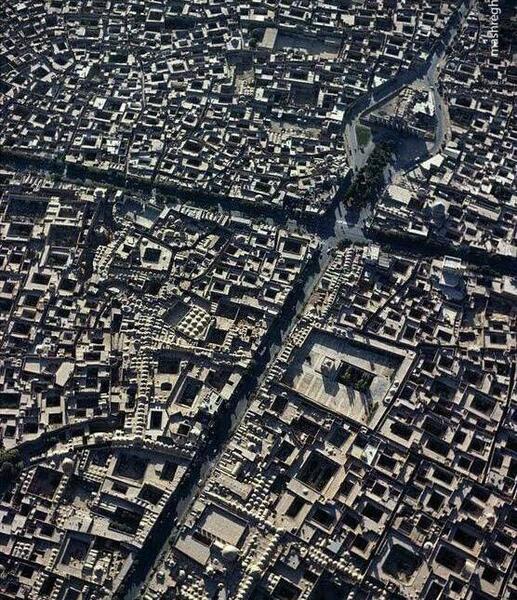عکس هوایی قدیمی مشهد
