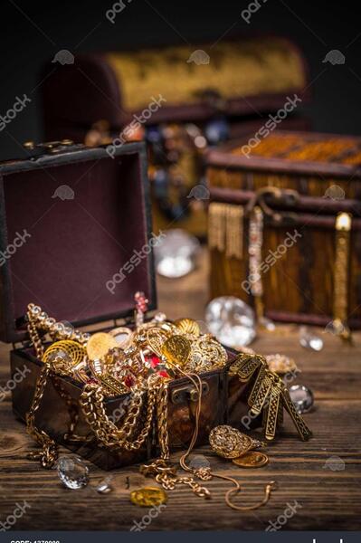 عکس صندوقچه طلا