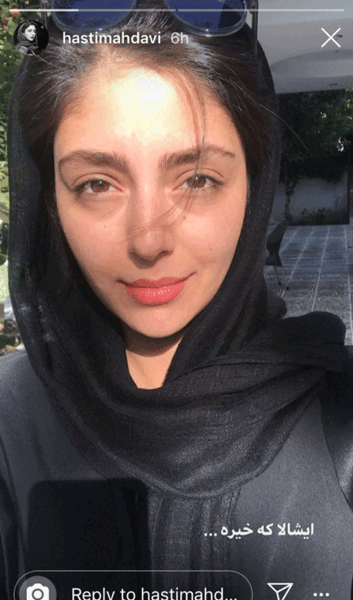 عکس شقایق جباری بدون ارایش