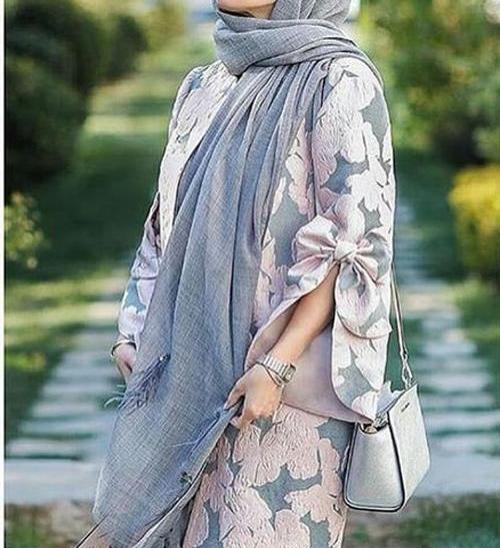 عکس مانتو جدید رنگ روشن