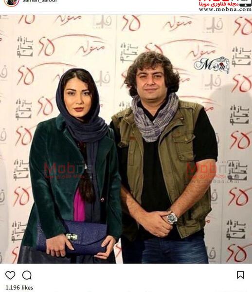 عکس حسن سالم و همسرش