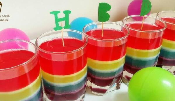 عکس ژله لایه لایه