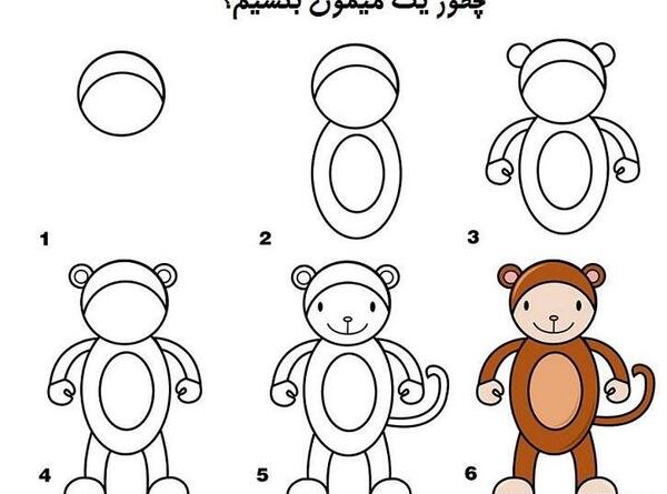 عکس حیوانات نقاشی کودکانه