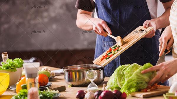 عکس غذا آشپز