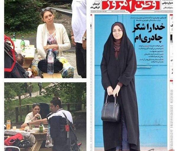 عکس ازاده در سوئیس