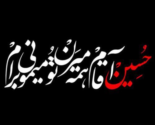 عکس نوشته حسین آقام همه میرن تو میمونی برام