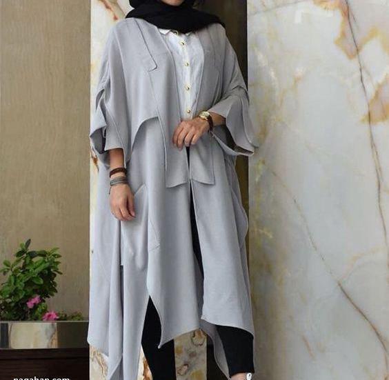عکس مانتو اسپرت گشاد