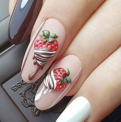 عکس گاو روی ناخن